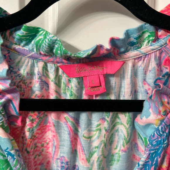 Lilly Pulitzer Multicolor Ruffle Dress - Picture 7 of 7